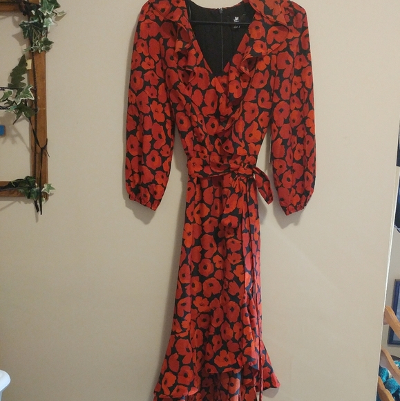 Jason Wu Flouncy Flirty Flower Patterned Dress - Picture 3 of 9